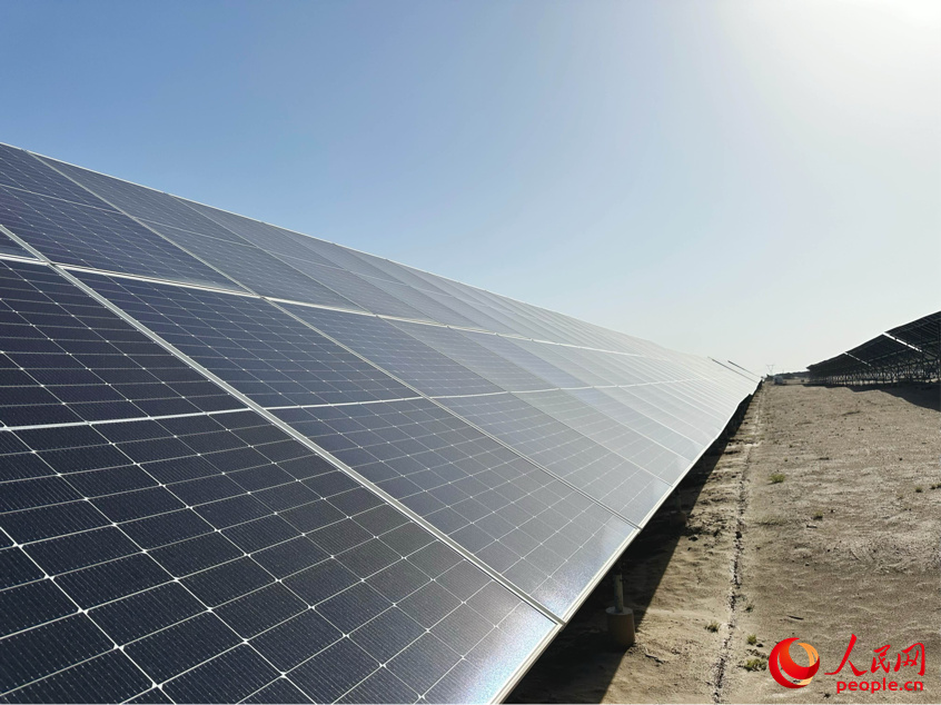 光伏板。人民网记者 杨睿摄 光伏板。人民网记者 杨睿摄